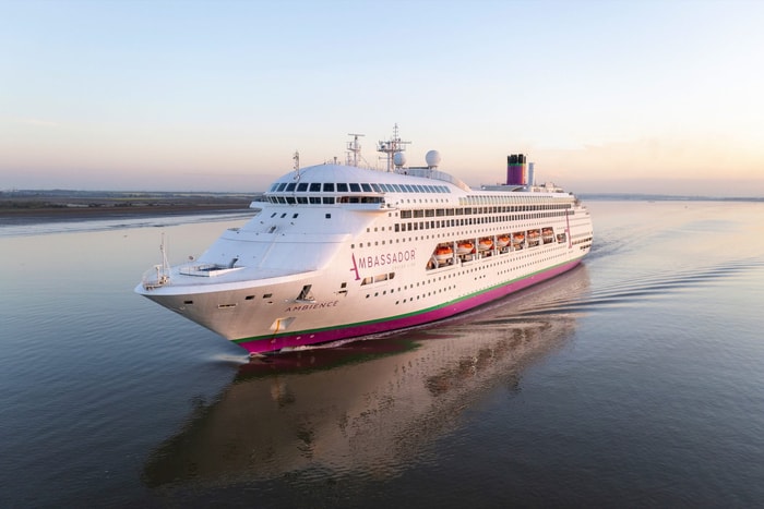 Cruise departs from London Tilbury - Overnight onboard image